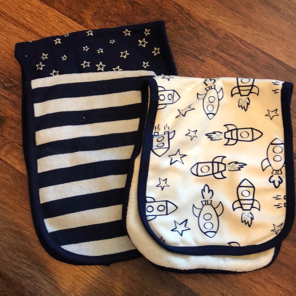 💥3/$10- 3 Burp Cloths